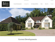 Tablet Screenshot of edenstonehomes.com